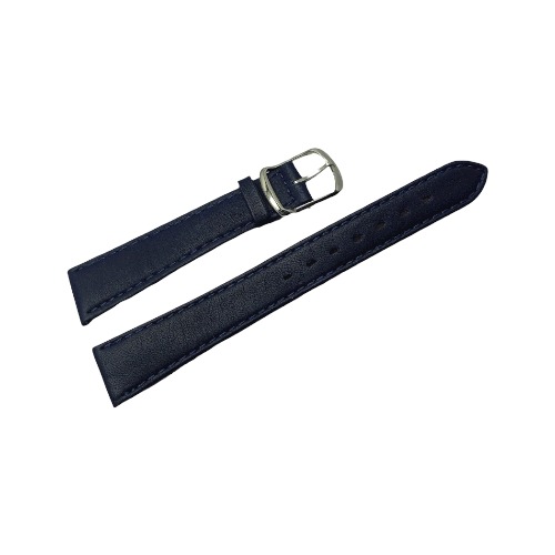 Bracelet montre cuir ACH bleu