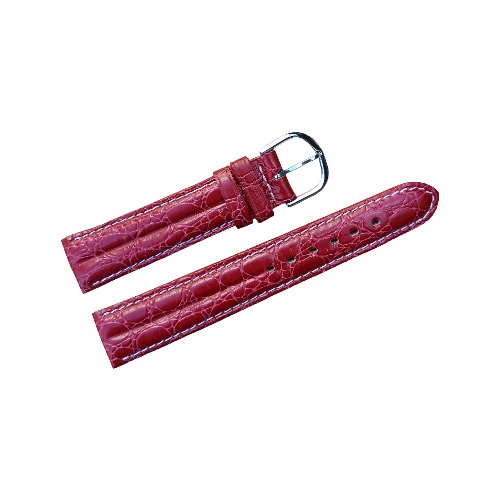 bracelet cuir ACH rouge